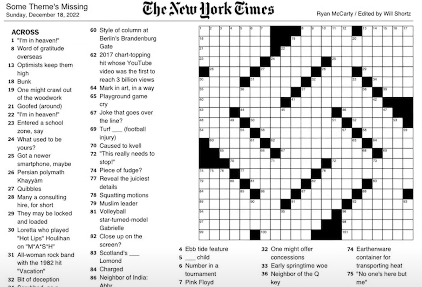 Happy Hanukkah??? New York Times Crossword Puzzle Includes 'Swastika